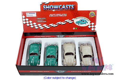 Showcasts® Collectibles - Volkswagen Classic Beetle (1966, 1/24 scale diecast model car, Asstd.) 73223D MAP: $19.99