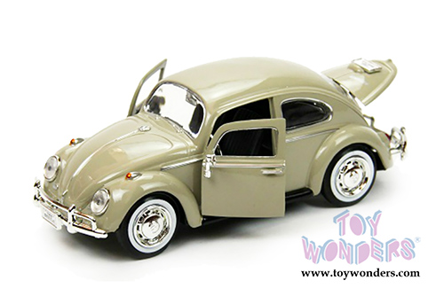 Showcasts Collectibles - Volkswagen Beetle Hard Top (1966, 1/24 scale diecast model car, Beige) 73223W/BE
