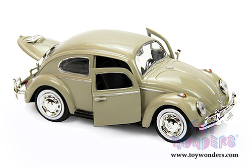 Showcasts Collectibles - Volkswagen Beetle Hard Top (1966, 1/24 scale diecast model car, Beige) 73223W/BE