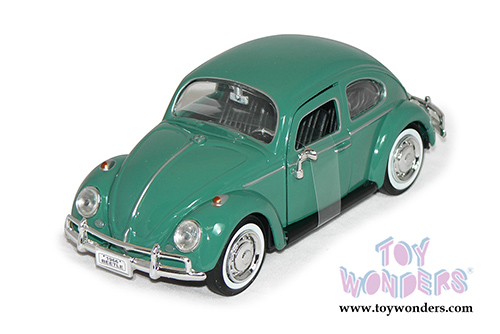 Showcasts Collectibles - Volkswagen Beetle Hardtop (1966, 1/24 scale diecast model car, Green) 73223W/GN