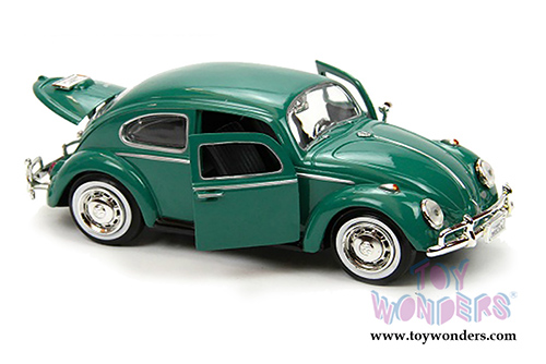 Showcasts Collectibles - Volkswagen Beetle Hardtop (1966, 1/24 scale diecast model car, Green) 73223W/GN