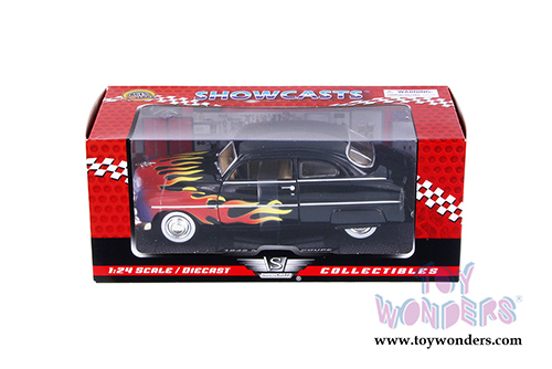 Showcasts Collectibles - Mercury Coupe (1949, 1/24 scale diecast model car, Black/Flames) 73225AC/BKF