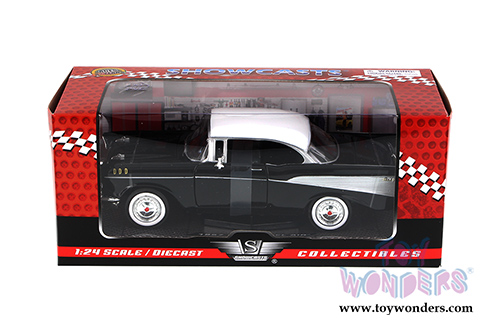 Showcasts Collectibles - Chevy Bel Air Hardtop (1957, 1/24 scale diecast model car, Black) 73228AC/BK