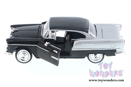 Showcasts Collectibles - Chevy Bel Air Hardtop (1955, 1/24 scale diecast model car, Black) 73229AC/BK