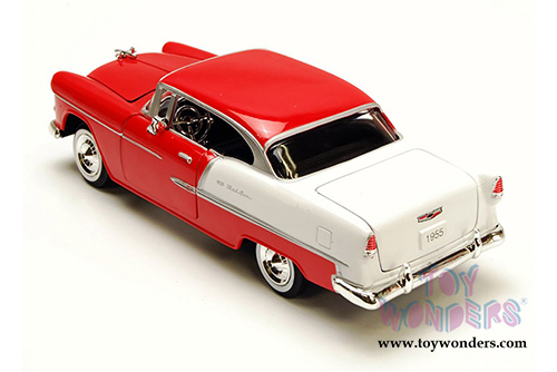 Showcasts Collectibles - Chevy Bel Air Hardtop (1955, 1/24 scale diecast model car, Red) 73229AC/R