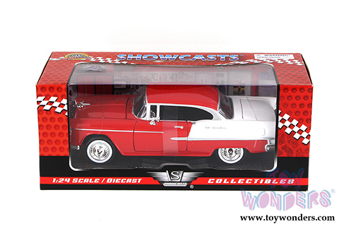 Showcasts Collectibles - Chevy Bel Air Hardtop (1955, 1/24 scale diecast model car, Red) 73229AC/R