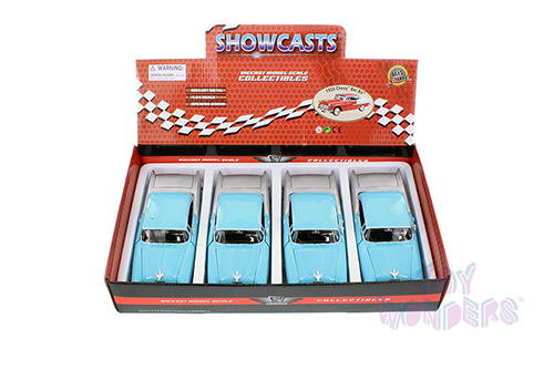 Showcasts Collectibles - Chevrolet&reg; Bel Air&reg; Hardtop (1955, 1/24 scale diecast model car, Light Blue/Gray) 73229BU/16D