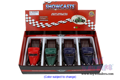Showcasts Collectibles - Ford Pick Up Truck (1937, 1/24 scale diecast model car, Asstd.) 73233/16D