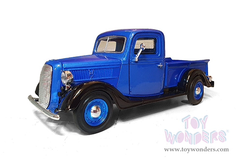 Motormax - Ford Pickup Truck (1937, 1/24 scale diecast model car, Blue) 73233AC/BU