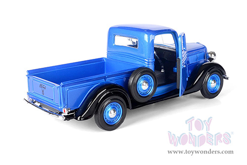 Motormax - Ford Pickup Truck (1937, 1/24 scale diecast model car, Blue) 73233AC/BU