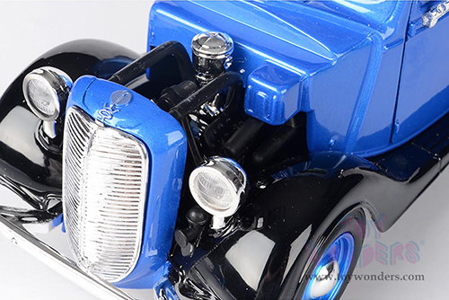 Motormax - Ford Pickup Truck (1937, 1/24 scale diecast model car, Blue) 73233AC/BU