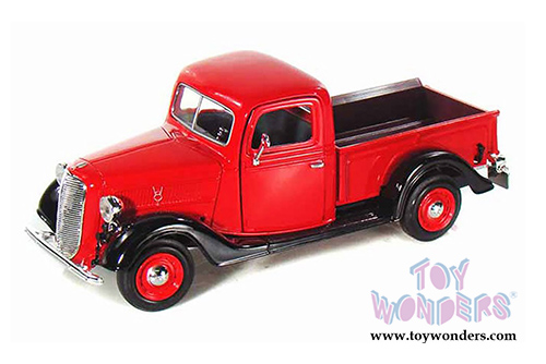 Showcasts Collectibles - Ford Pickup Truck (1937, 1/24 scale diecast model car, Red) 73233AC/R