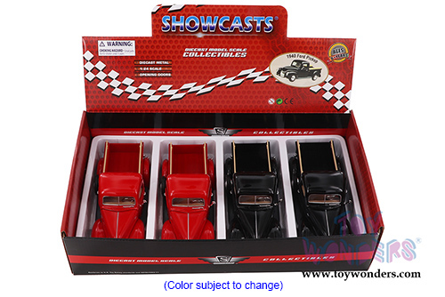Showcasts Collectibles - Ford Pickup (1940, 1/24 scale diecast model car, Asstd.) 73234/16D