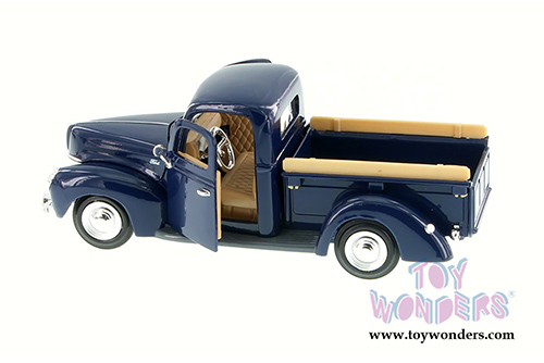 Showcasts Collectibles - Ford Pickup Truck (1940, 1/24 scale diecast model car, Blue) 73234AC/BU
