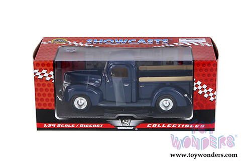 Showcasts Collectibles - Ford Pickup Truck (1940, 1/24 scale diecast model car, Blue) 73234AC/BU