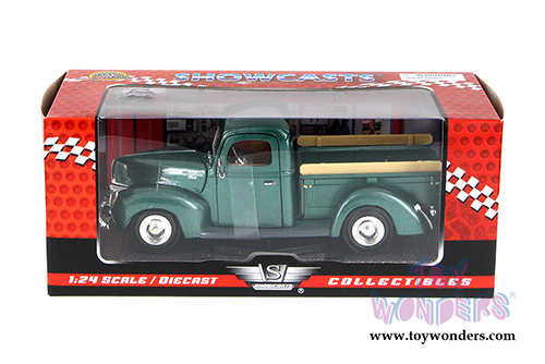 Showcasts Collectibles - Ford Pickup Truck (1940, 1/24 scale diecast model car, Green) 73234AC/GN