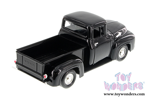 Showcasts Collectibles - Ford F-100 Pickup Truck (1956, 1/24 scale diecast model car, Black) 73235AC/BK