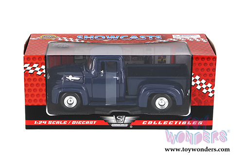 Showcasts Collectibles - Ford F-100 Pickup Truck (1956, 1/24 scale diecast model car, Blue) 73235AC/BU