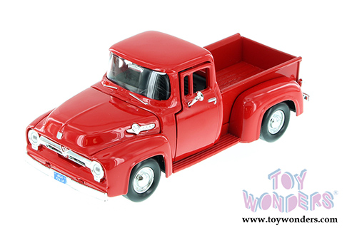 Showcasts Collectibles - Ford F-100 Pickup Truck (1956, 1/24 scale diecast model car, Red) 73235AC/R