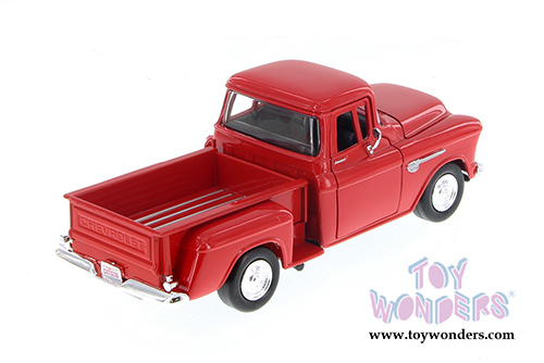 Showcasts® Collectibles - Chevy® 5100 Stepside Pickup Truck (1955, 1/24 scale diecast model car, Asstd.) 73236/16D