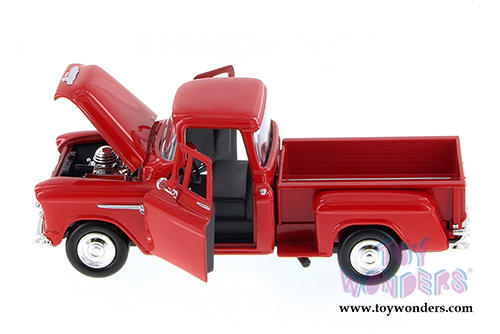 Showcasts® Collectibles - Chevy® 5100 Stepside Pickup Truck (1955, 1/24 scale diecast model car, Asstd.) 73236/16D