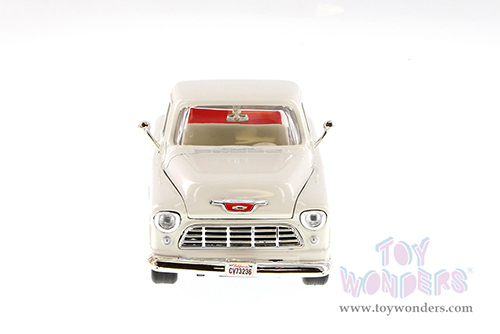 Showcasts Collectibles - Chevy&reg; 5100 Stepside Pickup Truck (1955, 1/24 scale diecast model car, Cream) 73236AC/CM