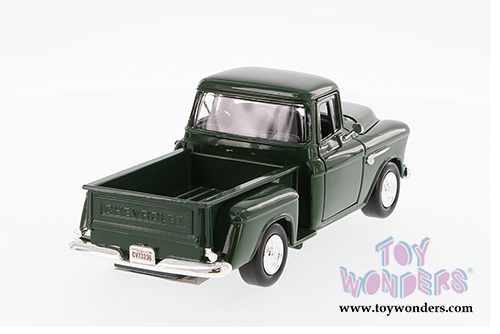 Showcasts Collectibles - Chevy 5100 Stepside Pickup Truck (1955, 1/24 scale diecast model car, Green) 73236AC/GN