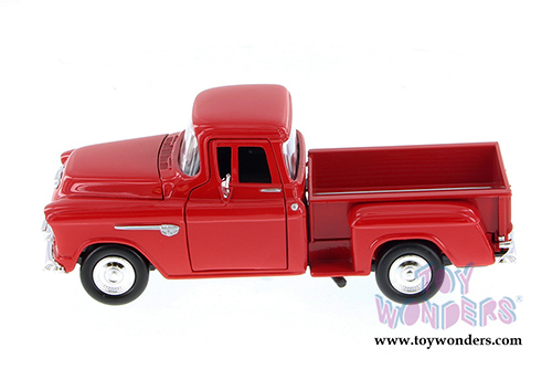 Showcasts Collectibles - Chevy 5100 Stepside Pick Up Truck (1955, 1/24 scale diecast model car, Red) 73236AC/R