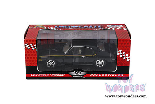 Showcasts Collectibles - Pontiac GTO Judge Hardtop (1969, 1/24 scale diecast model car, Black) 73242AC/BK