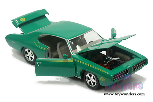 Showcasts Collectibles - Pontiac GTO Judge Hardtop (1969, 1/24 scale diecast model car, Green) 73242AC/GN