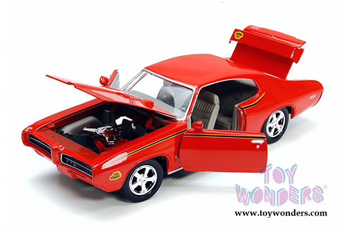 Showcasts Collectibles - Pontiac GTO Judge Hardtop (1969, 1/24 scale diecast model car, Orange) 73242AC/OR