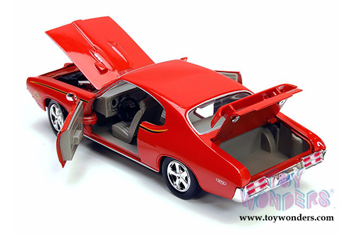 Showcasts Collectibles - Pontiac GTO Judge Hardtop (1969, 1/24 scale diecast model car, Orange) 73242AC/OR