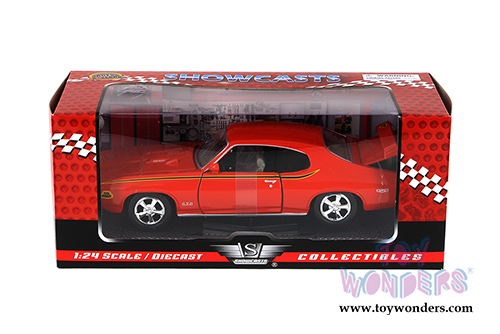 Showcasts Collectibles - Pontiac GTO Judge Hardtop (1969, 1/24 scale diecast model car, Orange) 73242AC/OR