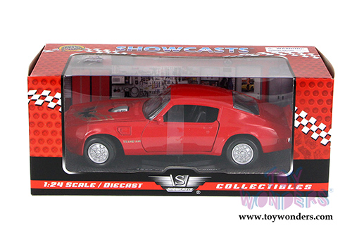 Showcasts Collectibles - Pontiac Firebird Hardtop (1973, 1/24 scale diecast model car, Red) 73243AC/R