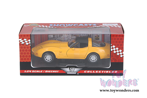 Showcasts Collectibles - Chevy Corvette (1979, 1/24 scale die cast model car, Yellow) 73244AC/YL