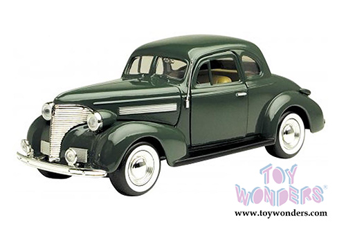 Showcasts Collectibles - Chevrolet Coupe Hardtop  (1939, 1/24 scale diecast model car, Green) 73247AC/GN
