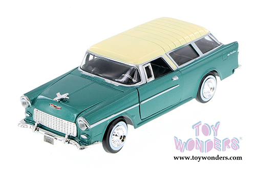 Showcasts Collectibles - Chevy Bel Air Nomad (1955, 1/24 scale die cast model car, Asstd.) 73248/16D