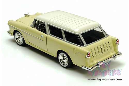 Showcasts Collectibles - Chevy Bel Air Nomad Hardtop (1955, 1/24 scale diecast model car, Yellow) 73248AC/YL