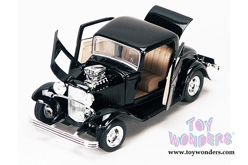 Showcasts Collectibles - Ford Coupe Hardtop (1932, 1/24 scale diecast model car, Black) 73251AC/BK
