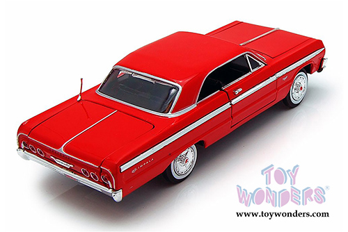 Showcasts Collectibles - Chevy Impala Hardtop (1964, 1/24 scale diecast model car, Red) 73259AC/R