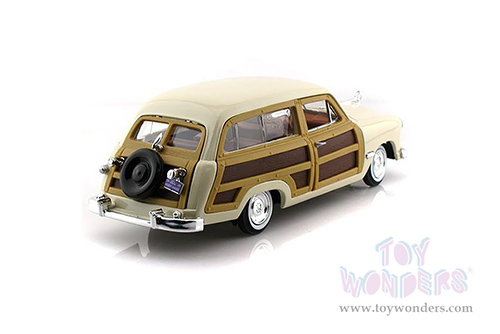 Showcasts Collectibles - Ford  Woody Wagon (1949, 1/24 scale diecast model car, Beige) 73260AC/BE