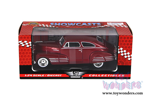 Showcasts Collectibles - Chevy Aerosedan Fleetline Hard Top  (1948, 1/24 scale diecast model car, Red) 73266AC/R