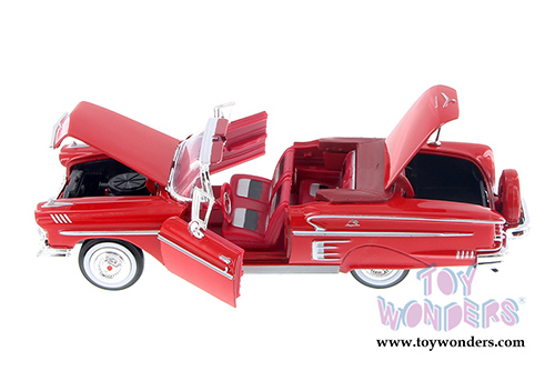 Showcasts Collectibles - Chevy Impala Convertible (1958, 1/24 scale diecast model car, Asstd.) 73267/16D