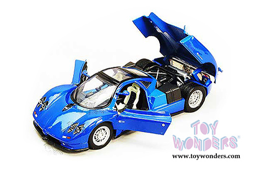 Showcasts Collectibles - Pagani Zonda C12 w/ Sunroof (1/24 scale diecast model car, Blue) 73272BU/6