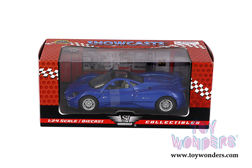 Showcasts Collectibles - Pagani Zonda C12 w/ Sunroof (1/24 scale diecast model car, Blue) 73272BU/6