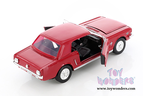 Showcasts Collectibles - Ford Mustang Hardtop (1964 1/2, 1/24 scale diecast model car, Asstd.) 73273/16D