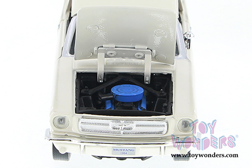 Showcasts® Collectibles - Ford Mustang Hardtop (1964 1/2, 1/24 scale diecast model car, White) 73273AC/W MAP: $22.99