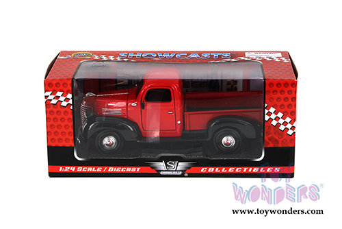Showcasts Collectibles - Plymouth Pickup (1941, 1/24 scale diecast model car, Red) 73278AC/R