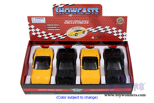 Showcasts Collectibles - Chevy Corvette Convertible (1986, 1/24 scale diecast model car, Asstd.) 73298/16D