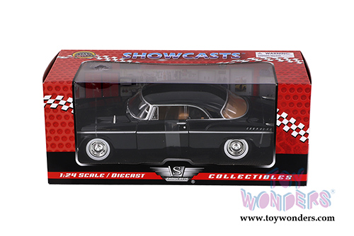 Showcasts Collectibles - Chrysler C300 Hardtop (1955, 1/24 scale diecast model car, Black) 73302AC/BK